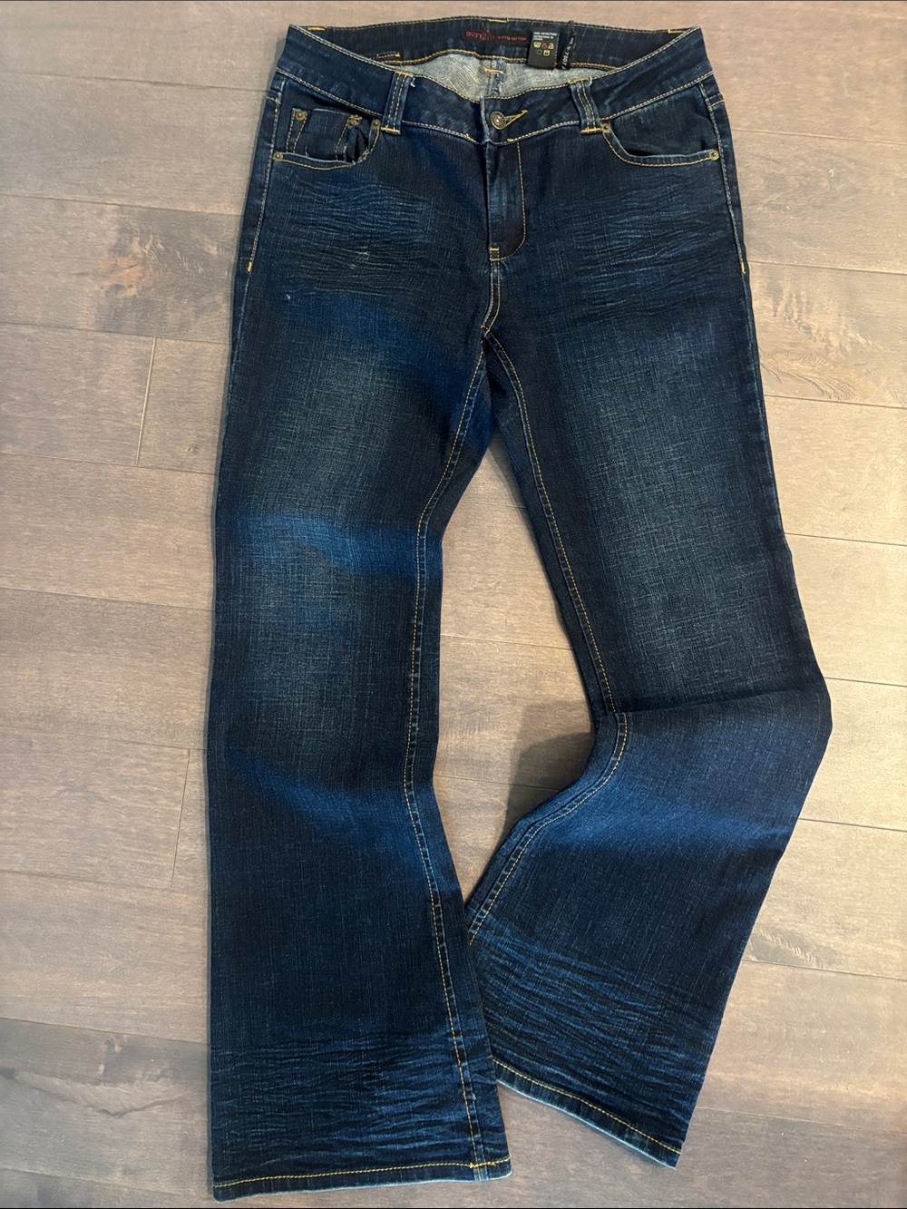 Buffalo David Bitton Women's Dark Blue Boot Cut Jeans Vintage